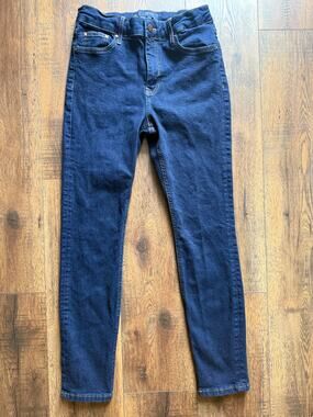 Boden Dark Wash Skinny Jeans Size 8R Stretch Denim